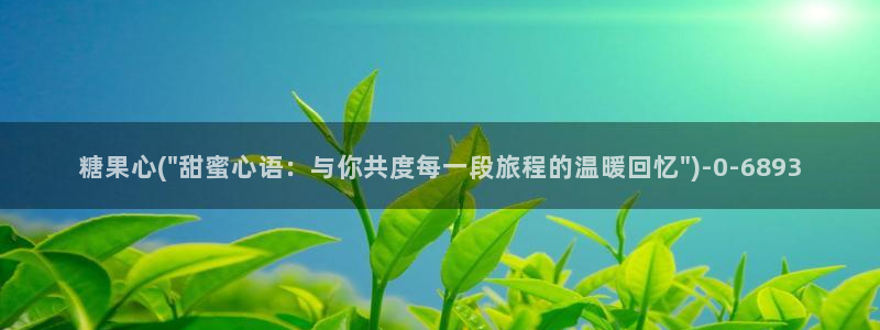 糖心vlog什么意思